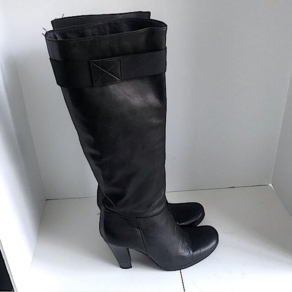 STRATEGIA Tall Leather Boots Size EU 39